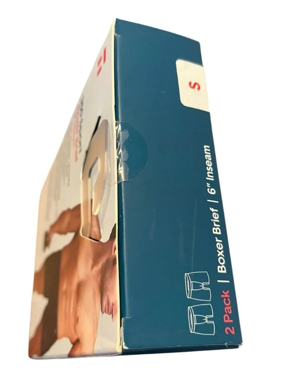 Tommy John 360 Sport Men’s Size Small Boxer Brief 6” Inseam 2 Pack New